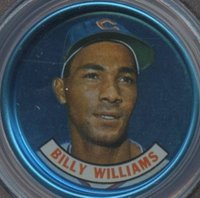 1965 Old London Coins # Billy Williams Baseball Card