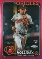 2024 Topps Chrome Update #USC89 Jackson Holliday Magenta Refractor Baseball Card