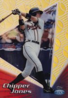 1999 Topps Tek #16A Chipper Jones Pattern 8-Gold Baseball Card