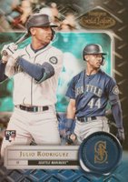 2022 Topps Gold Label #4 Julio Rodriguez Class 1-Black Baseball Card