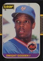 1987 Leaf #84 Dwight Gooden Baseball Card