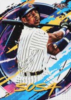 2020 Topps Fire #122 Sammy Sosa Baseball Card