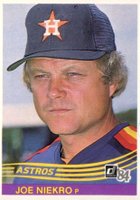 1984 Donruss #110 Joe Niekro Baseball Card