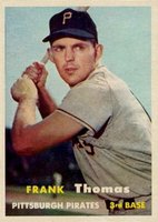1957 Topps #140 Frank Thomas Baseball Card
