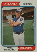 1974 Topps #526 Frank Tepedino Baseball Card