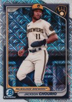 2024 Bowman Mega Box Chrome Prospects #140 Jackson Chourio Baseball Card