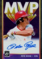 2019 Panini Donruss Optic MVP Signatures #PR Pete Rose Baseball Card