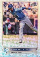 2022 Topps Chrome Logofractor Edition #112 Bobby Witt Jr. SP Baseball Card