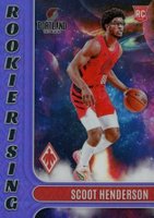 2023 Panini Phoenix Rookie Rising #11 Scoot Henderson Purple Basketball Card