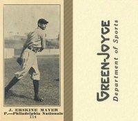 1916 Green-Joyce #114 J. Erskine Mayer Baseball Card