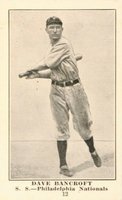 1917 Collins-McCarthy #12 Dave Bancroft Baseball Card