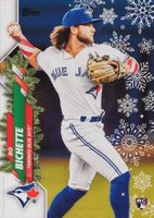2020 Topps Holiday #HW94 Bo Bichette SSP Baseball Card
