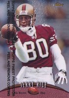 1998 Finest #151 Jerry Rice Refractor w/Coating Football Card