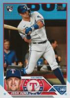 2023 Topps #529 Josh Jung Father's Day Powder Blue Baseball Card