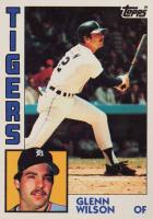 1984 Topps Tiffany #563 Glenn Wilson Baseball Card