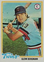1978 Topps #307 Glenn Borgmann Baseball Card