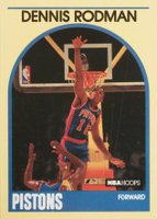1990 Hoops Superstars #30 Dennis Rodman Basketball Card