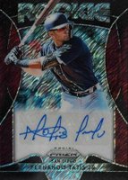 2019 Panini Prizm Rookie Autographs #RAFT Fernando Tatis Jr. Burgundy Shimmer Baseball Card