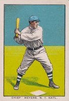 1911 General Baking # Chief Meyers Brunners Baseball Card