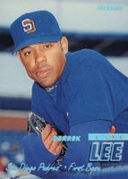 1997 Fleer #620 Derrek Lee Tiffany Baseball Card