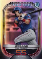 2021 Bowman Chrome Scouts' Top 100 #55 Josh Jung Baseball Card