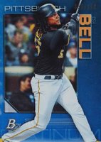 2020 Bowman Platinum #30 Josh Bell Blue Baseball Card