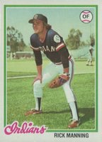 1978 Topps #11 Rick Manning Baseball Card