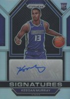 2022 Panini Prizm Rookie Signatures #RSIKMU Keegan Murray Silver Prizm Basketball Card
