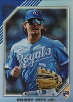 2022 Topps Gallery #200 Bobby Witt Jr. Rainbow Foil Baseball Card