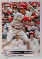 2022 Topps Chrome #19 Lars Nootbaar Refractor Baseball Card