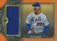 2022 Topps Triple Threads Single Jumbo Relics #SJR2PA1 Pete Alonso Amber Baseball Card