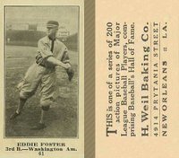 1916 Weil Baking Co. #61 Eddie Foster Baseball Card