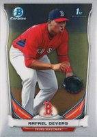 2014 Bowman Draft Picks Top Prospects #CTP37 Rafael Devers Chrome Baseball Card
