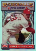 1993 Finest #10 Curt Schilling Refractor Baseball Card