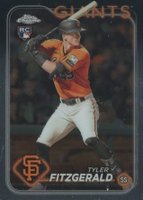 2024 Topps Chrome #131 Tyler Fitzgerald Baseball Card
