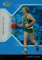 2004 Finest #131 Larry Bird Blue Refractor Basketball Card