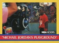 1990 Hoops #382 Michael Jordan Playground Basketball Card