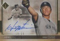2020 Topps Transcendent Collection Autographs #HM Hideki Matsui Variation Baseball Card