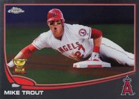 2017 Topps Chrome Update Topps All-Rookie Cup Reprints #7 Mike Trout Baseball Card