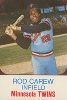 1975 Hostess #56 Rod Carew Hand Cut Baseball Card