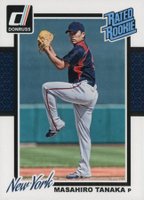 2014 Donruss #201 Masahiro Tanaka Wrapper Redemption Baseball Card
