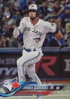 2018 Topps Update #US110 Lourdes Gurriel Jr. Running-Rainbow Foil Baseball Card