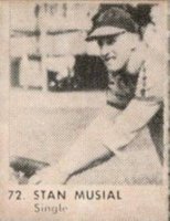 1950 R423 #72 Stan Musial Baseball Card