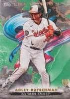 2023 Topps Inception #30 Adley Rutschman Green Baseball Card