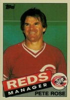 1985 Topps Tiffany #547 Pete Rose Baseball Card