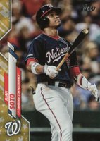 2020 Topps Complete Set #224 Juan Soto Gold Stars Baseball Card
