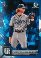 2022 Bowman Chrome Sapphire Edition #66 Shane Baz Baseball Card
