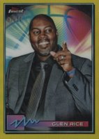 2021 Topps Finest #28 Glen Rice Gold Refractor Basketball Card