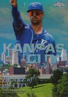 2022 Topps Chrome Heart of the City #HOC10 Whit Merrifield Baseball Card