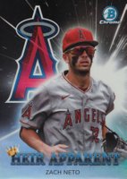 2022 Bowman Draft Heir Apparent #HA11 Zach Neto Refractor Baseball Card